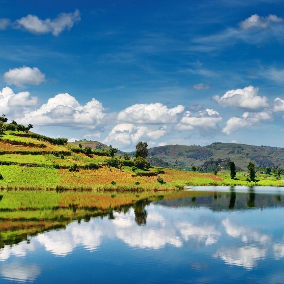 Paisaje de Uganda