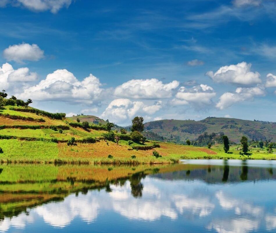 Paisaje de Uganda