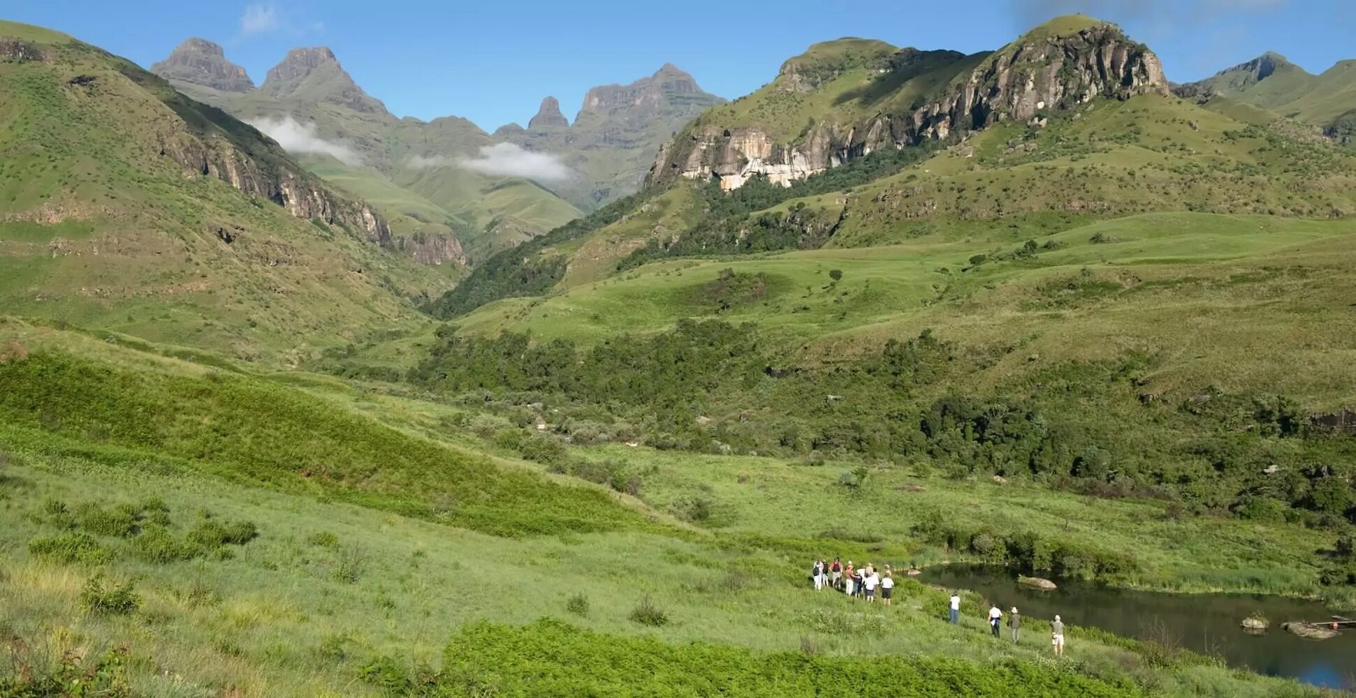 Senderismo en los montes Drakensberg (pago in situ)