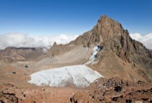 Trail leading up to Mount Kenya