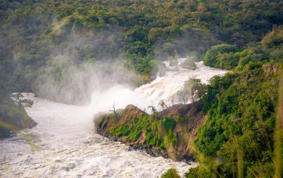 Las cataratas Murchison en Uganda